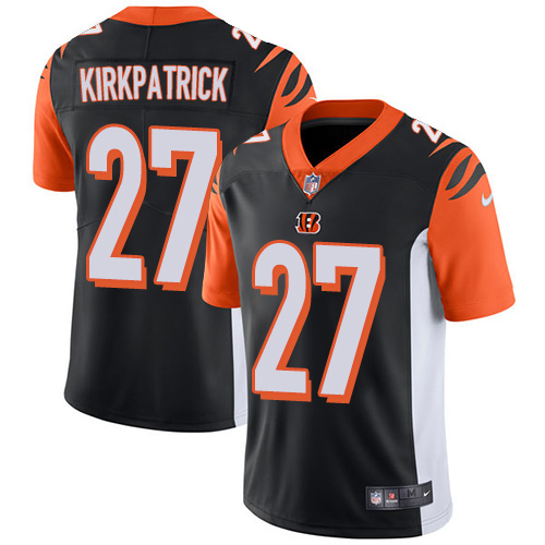 2019 men Cincinnati Bengals 27 Kirkpatrick black Nike Vapor Untouchable Limited NFL Jersey